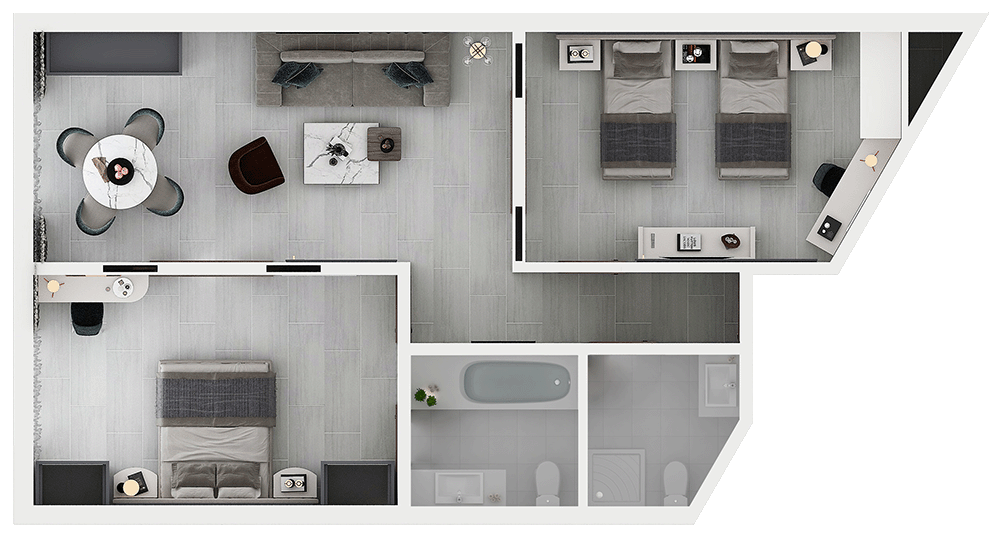 Family Suite - Floor Plan