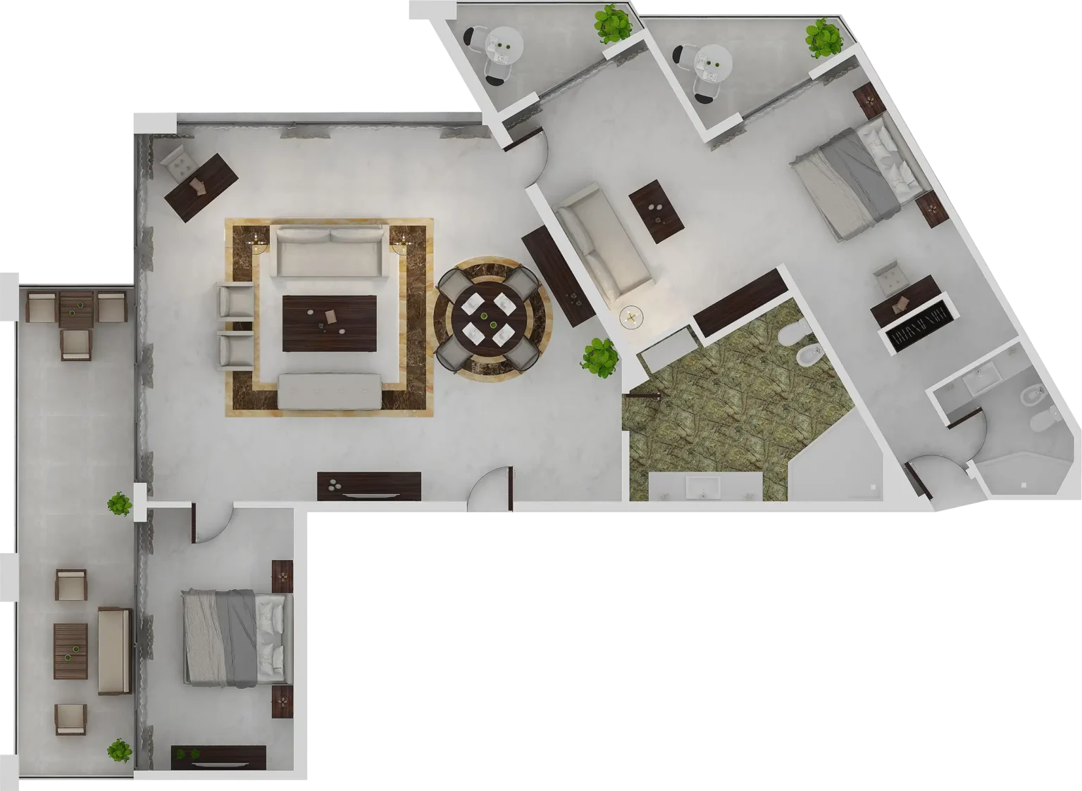 Presidential Suite - Floor Plan