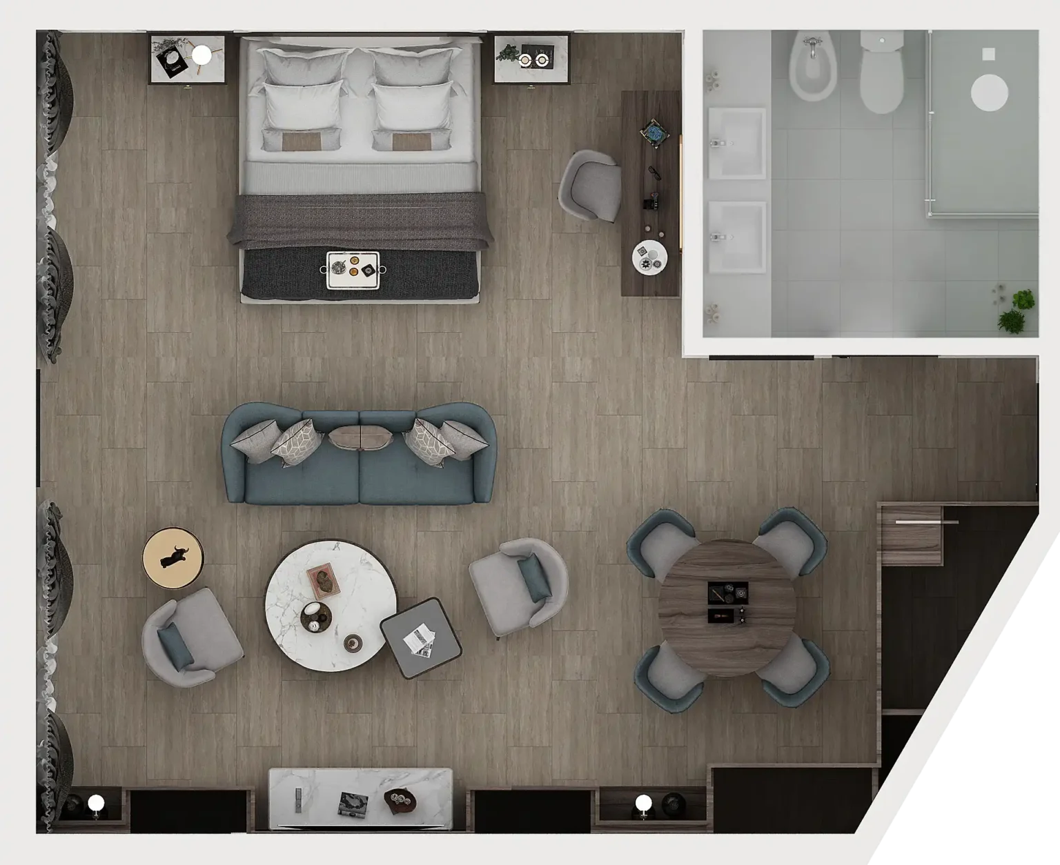 Superior Junior Suite - Floor Plan 2