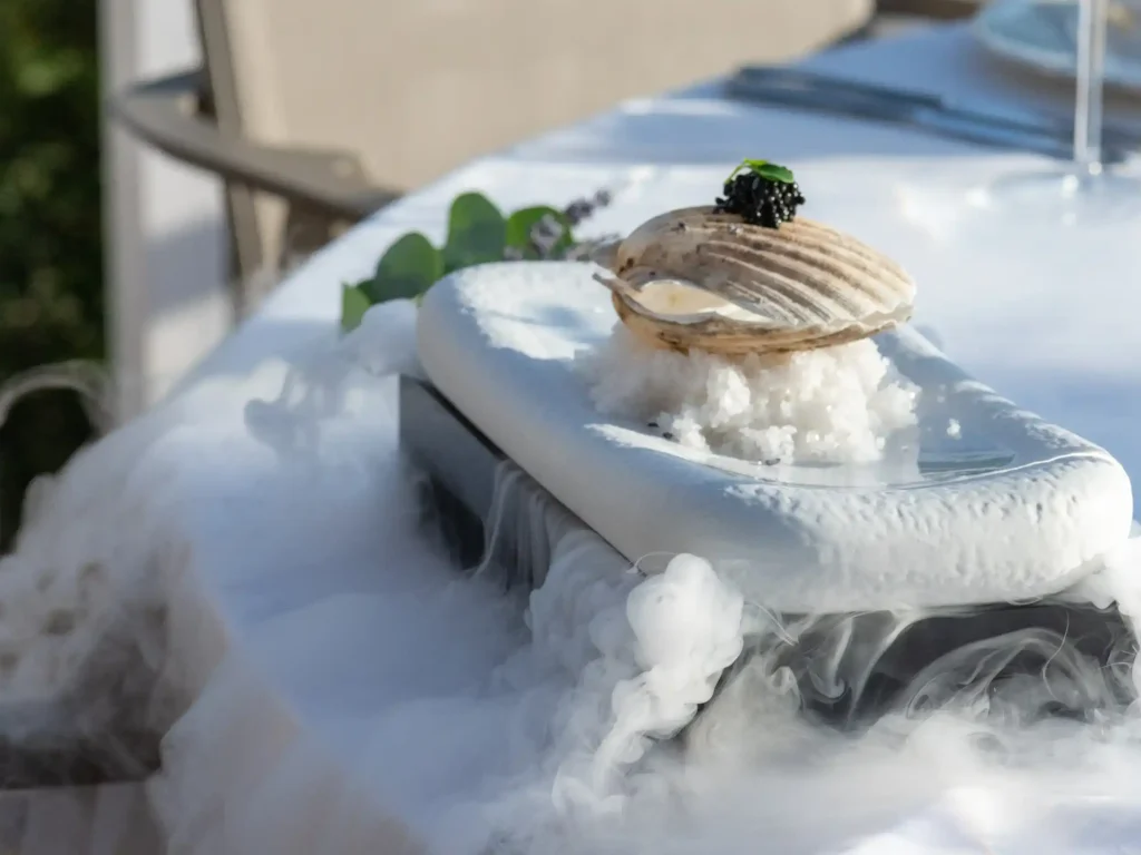 Myrtales Restaurant - Dry ice