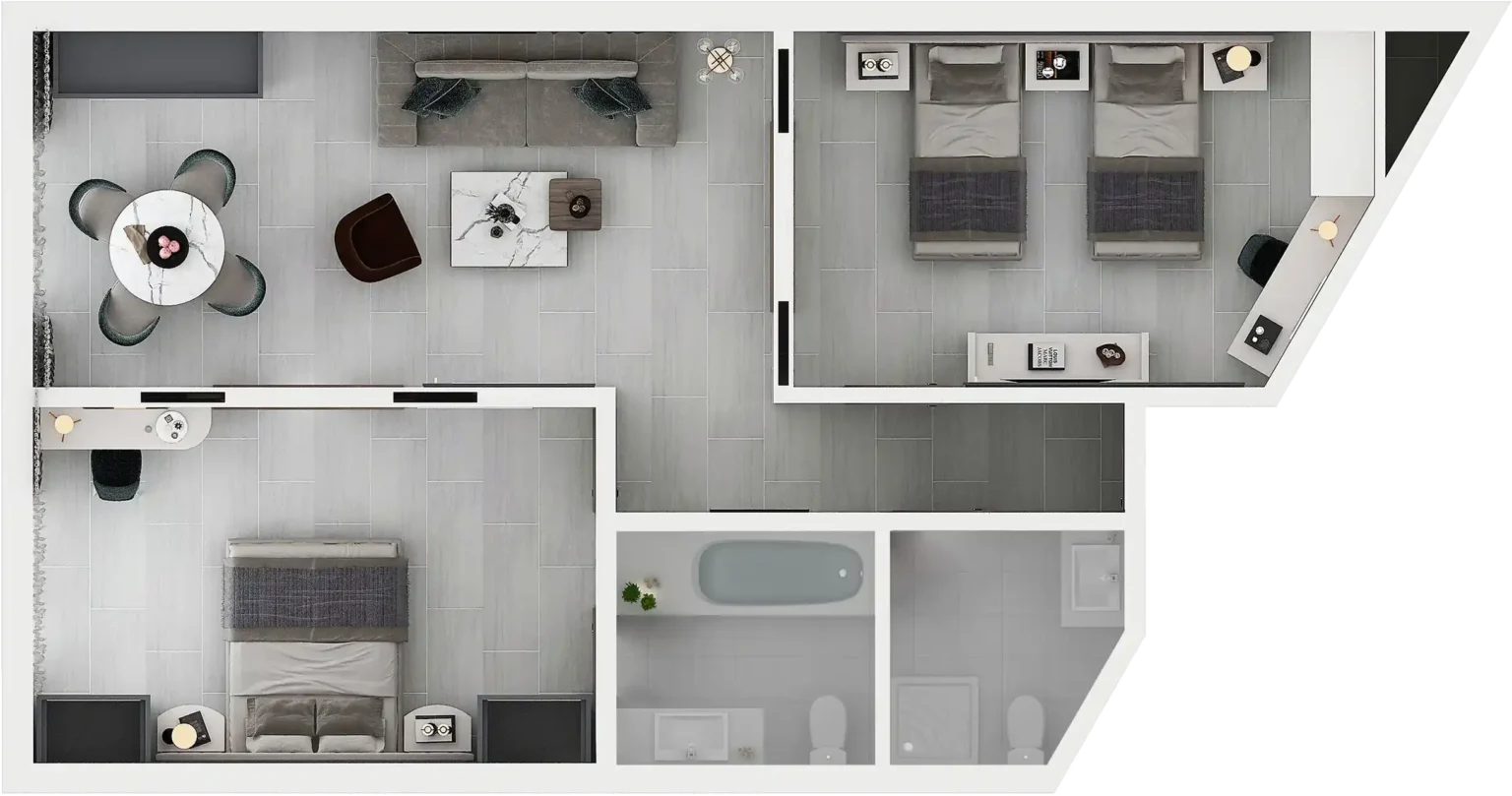 Family Suite - Floor Plan