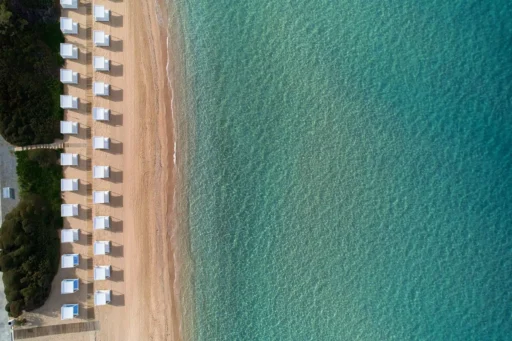 Pomegranate Beach aerial view