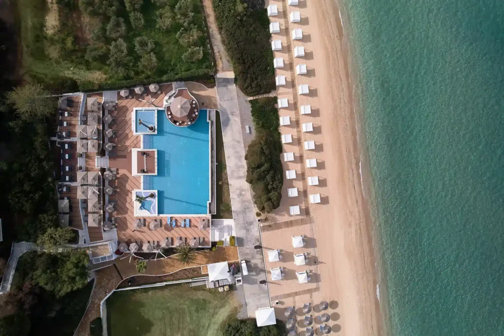 Pomegranate Beach aerial view