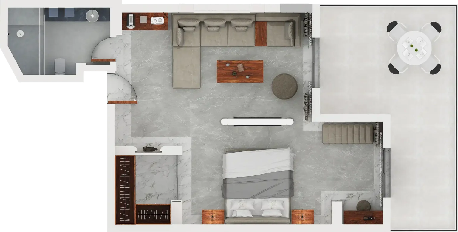 Roan Suite -Floor Plan