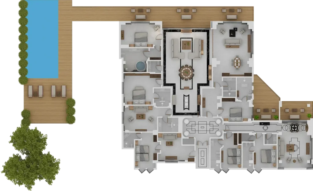 Royal Suite Floor Plan