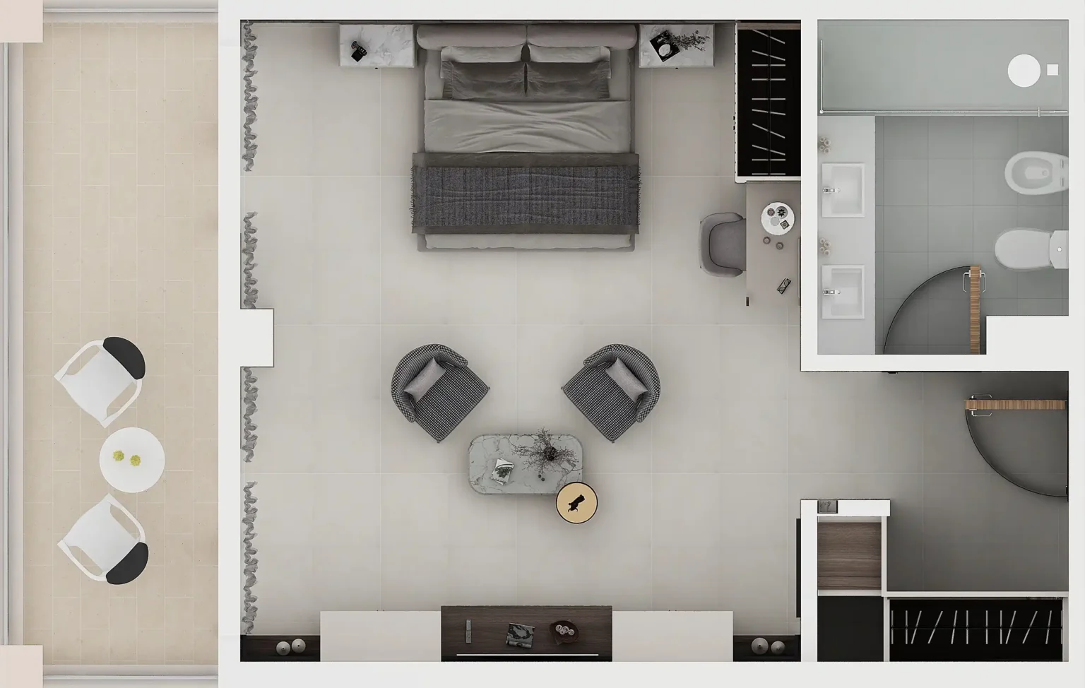 Junior Suite - Floor Plan